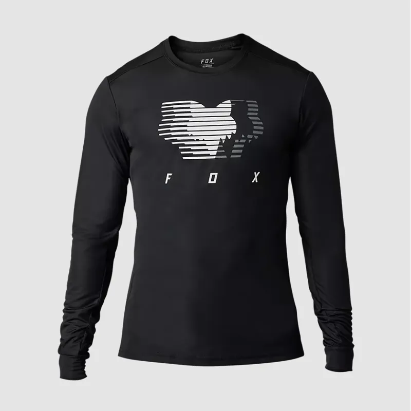 Fox Racing Ranger Dayto Long Sleeve Jersey in Black-2